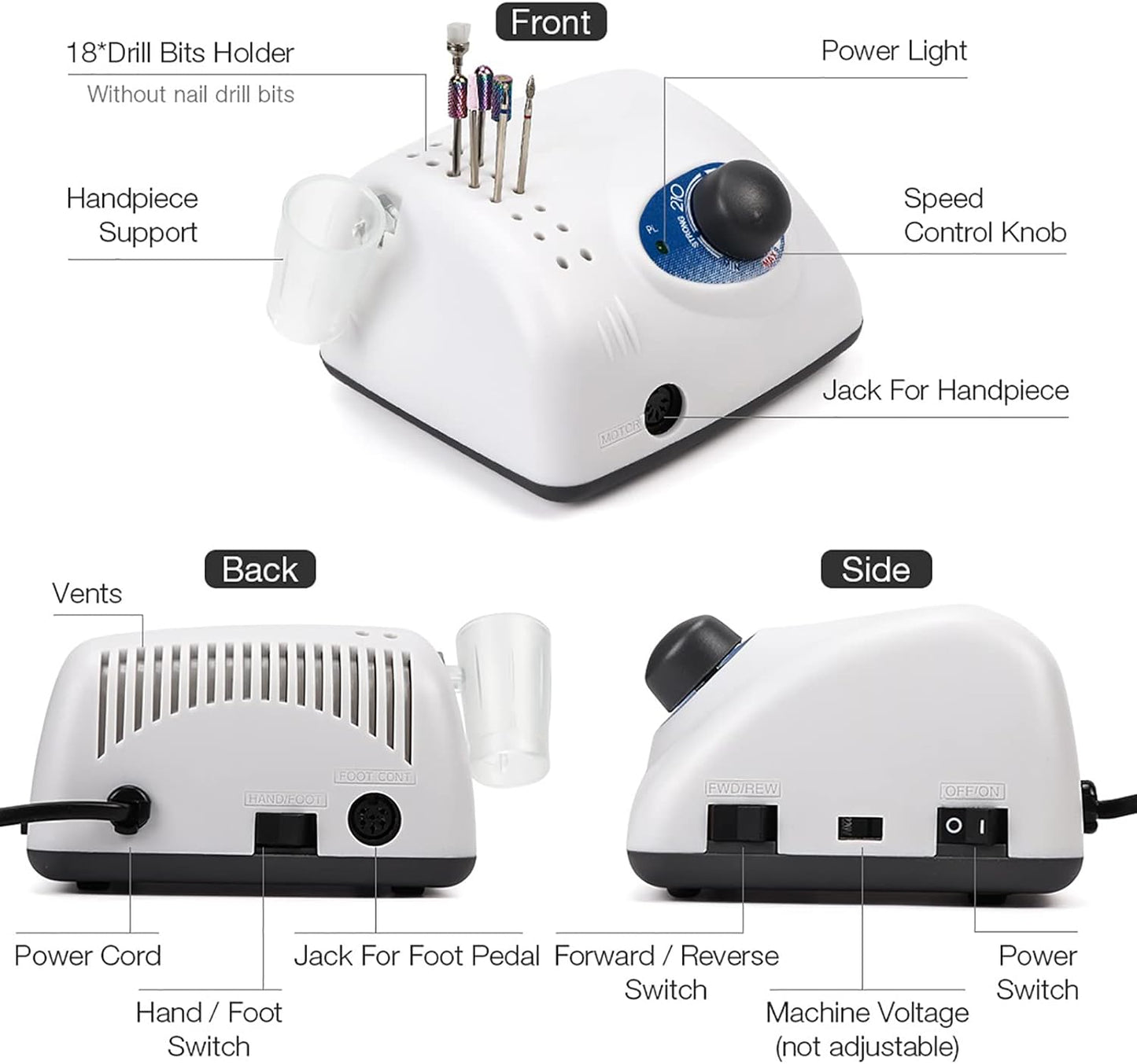 Strong 210 Freze Makinesi 65W 35.000 Devir