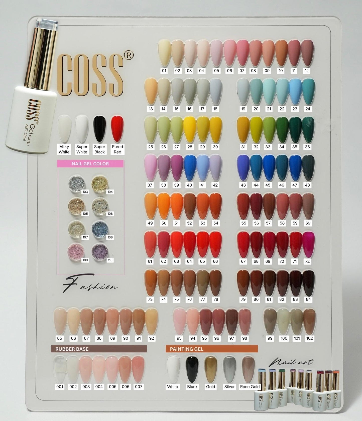 Coss Premium Kalıcı Oje 12 ml No:113