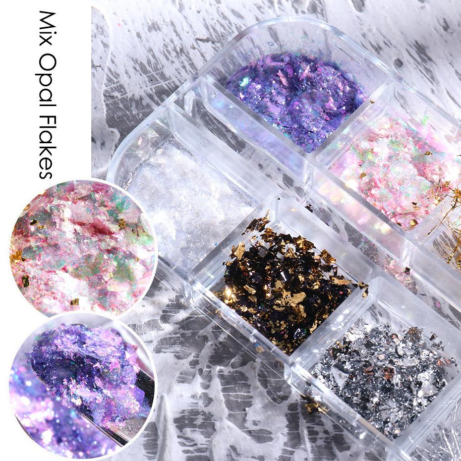 Nail Art Kırık Folyo Süsleme