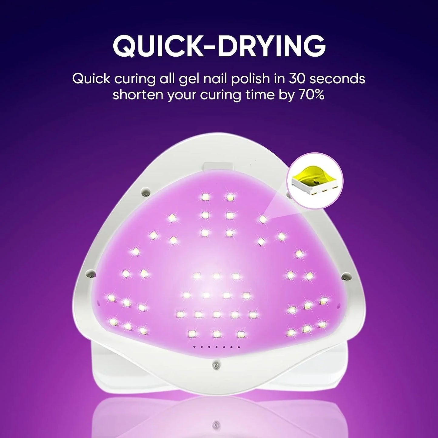 SUN X15 Uv Led 280 Watt 66 Led Protez Tırnak Kalıcı Oje Kurutma Makinası