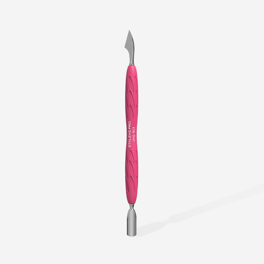 STALEKS PRO UNIQ 10 TYPE 3 Silikon Saplı Tırnak Eti İtici (Dar Yuvarlak İtici + Üçgen Üç)