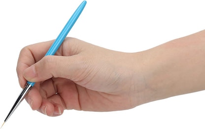 3'lü Nail Art Tırnak Süsleme Fırça Seti