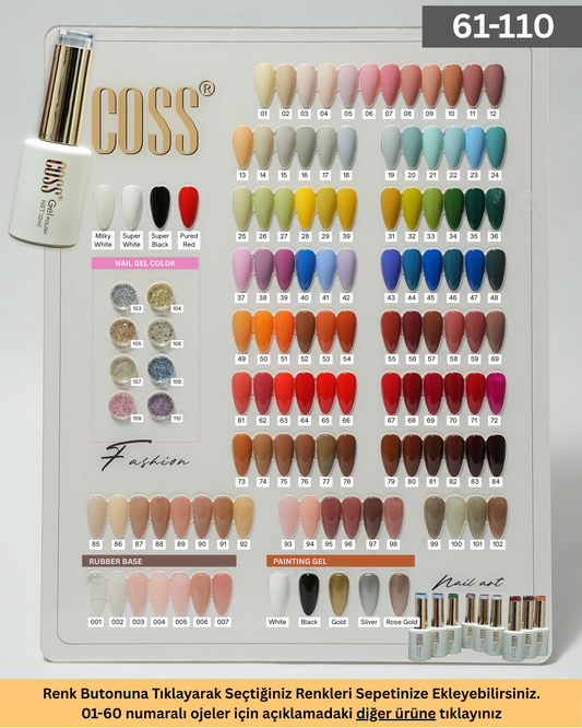 Coss Premium Kalıcı Oje 12 ml (61-110)