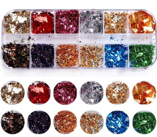Nail Art Kırık Folyo Set
